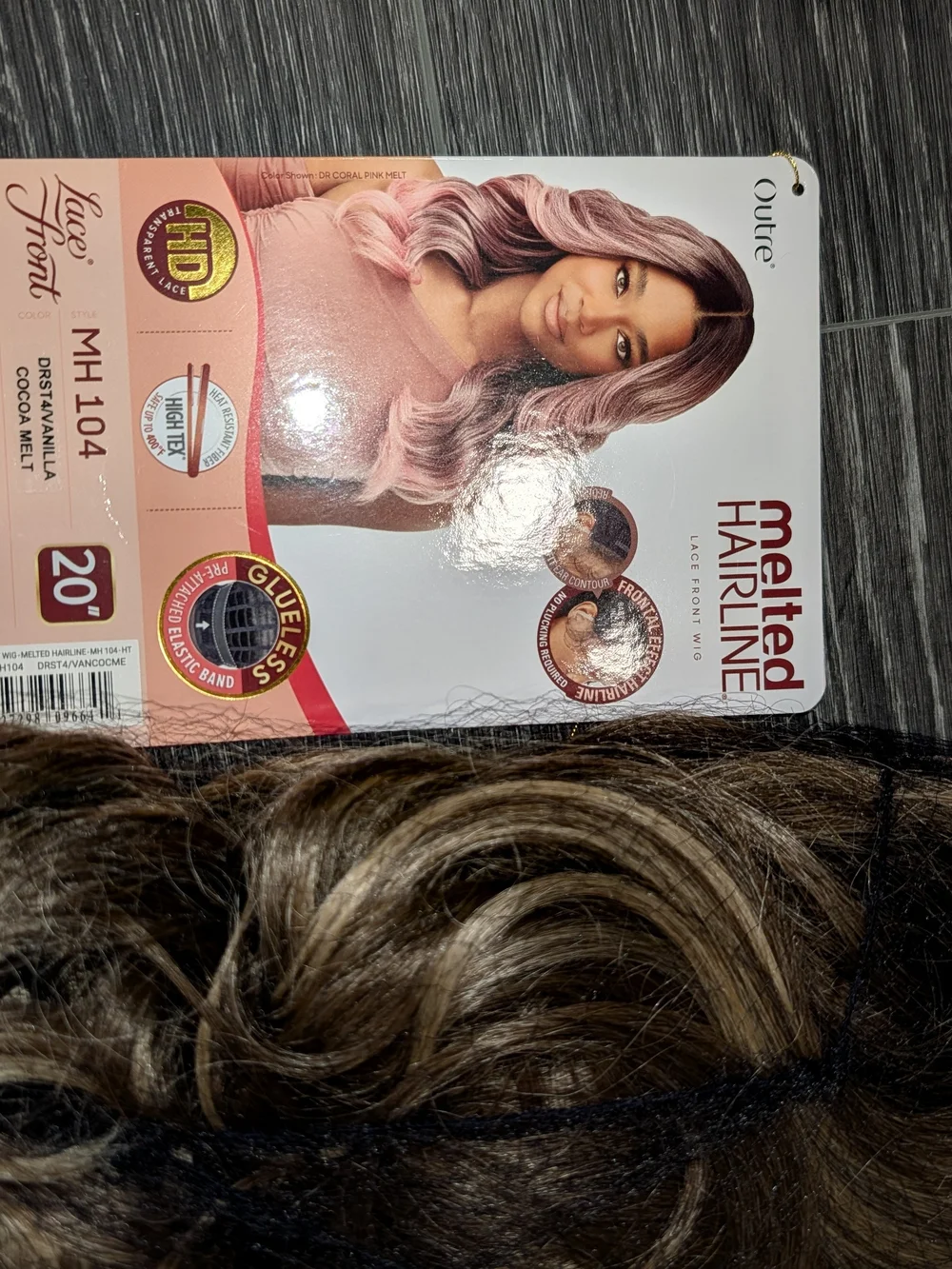 Outre HD Lace Front Wig Melted Hairline Glueless MH 104
